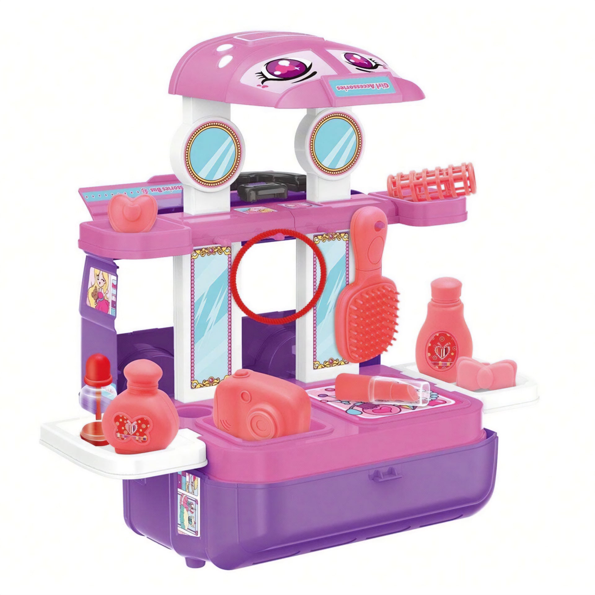 5 合 1 兒童梳妝台套裝巴士