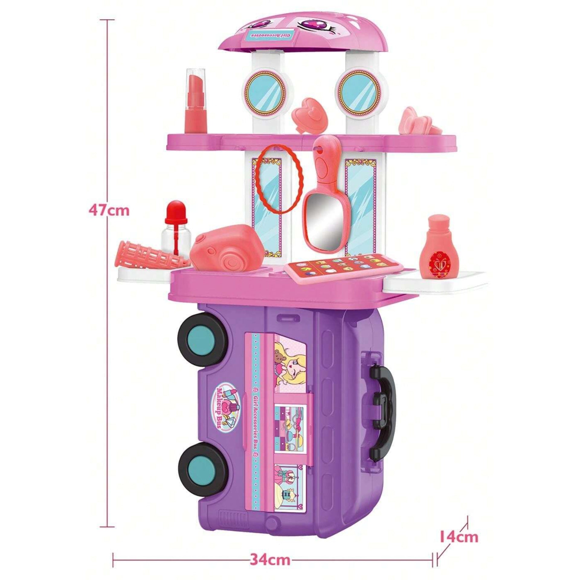 5 合 1 兒童梳妝台套裝巴士