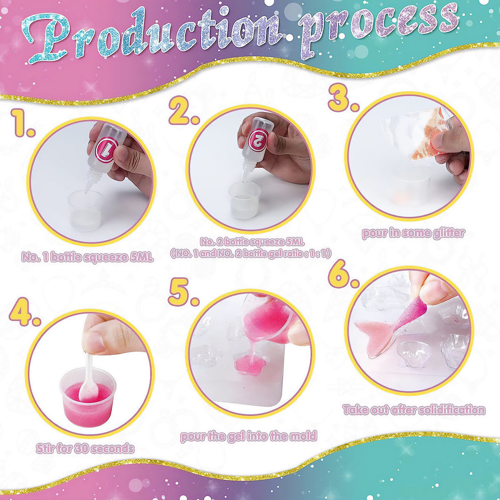 DIY 水晶啫哩魔法飾