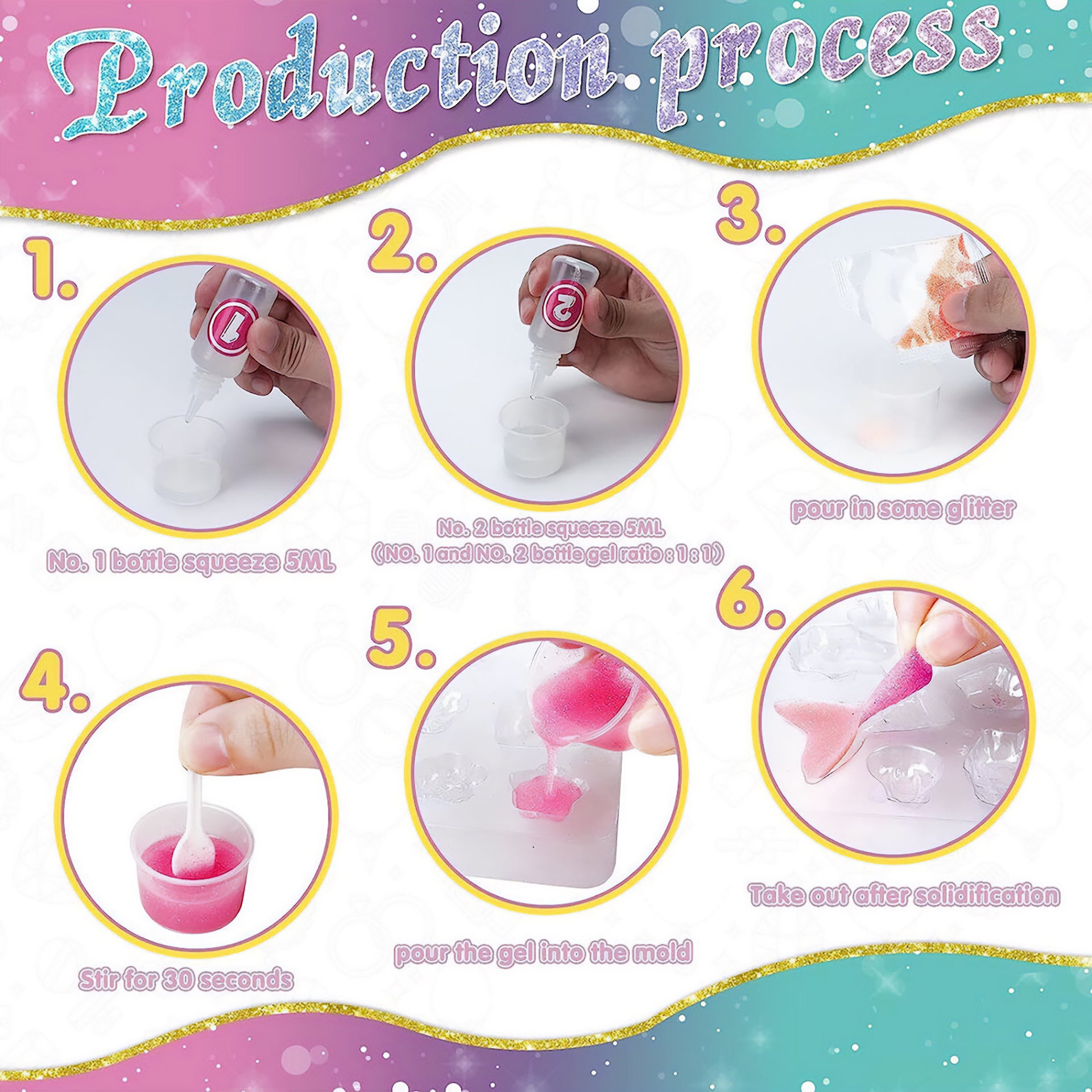 DIY 水晶啫哩魔法飾