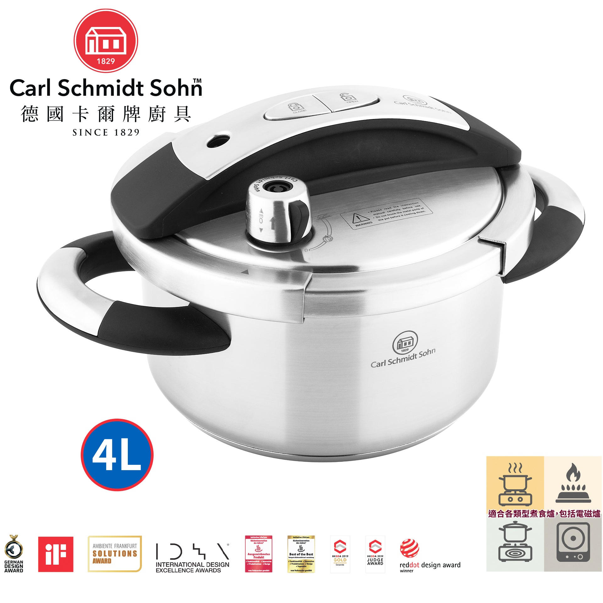 德國卡爾牌 PREPRO高速煲