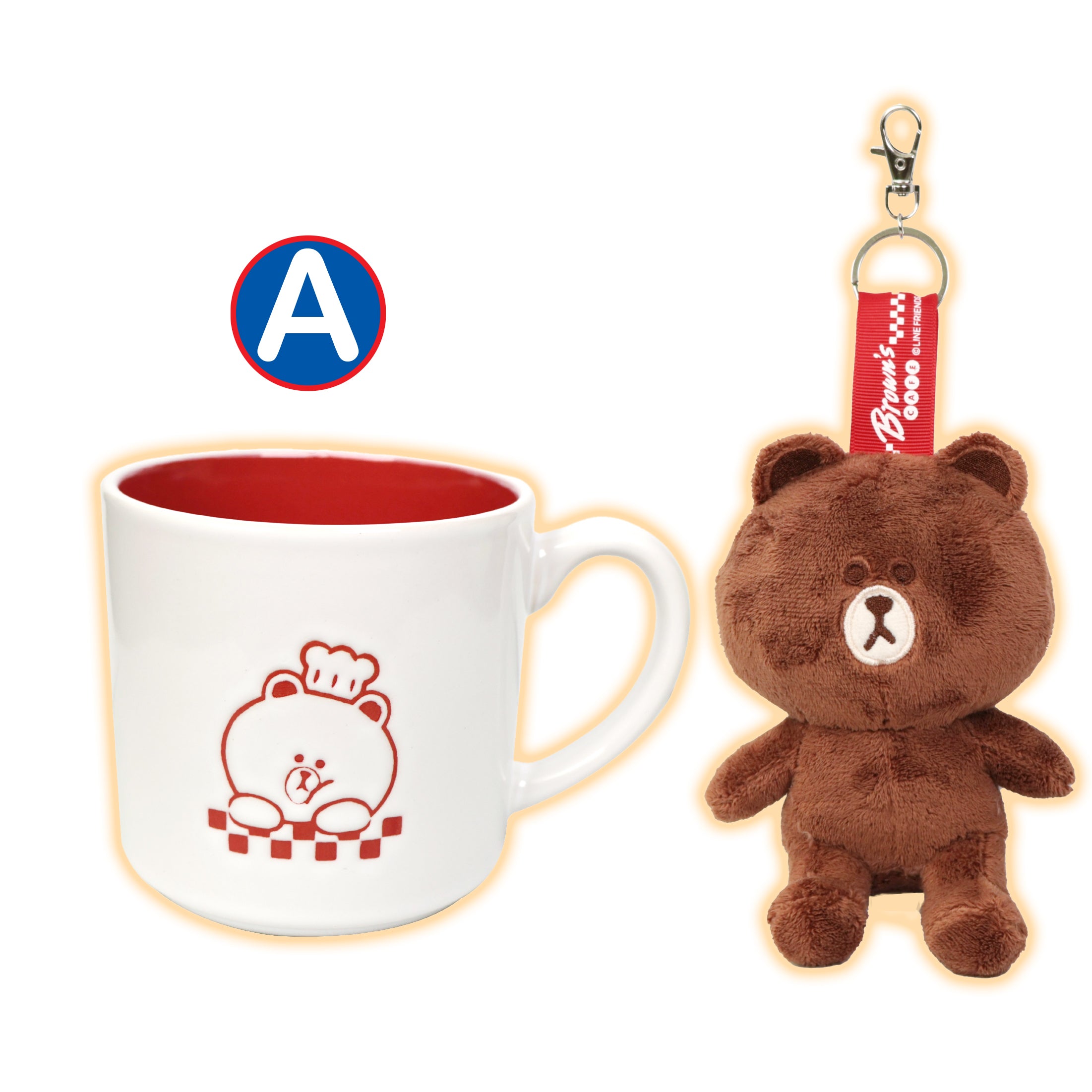 陶瓷杯連匙扣套裝&陶瓷杯連抹毛巾套裝