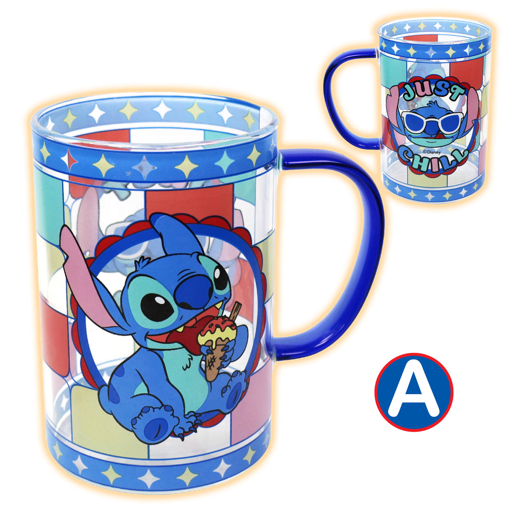 卡通正版有色手柄玻璃杯&玻璃對杯套裝