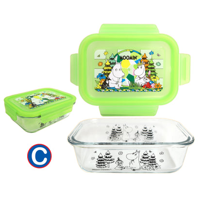 卡通人物640毫升玻璃保鮮盒