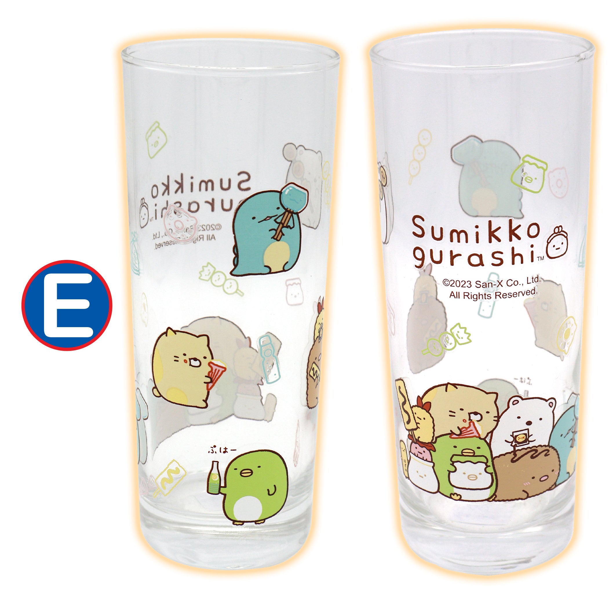 卡通正版有色手柄玻璃杯&玻璃對杯套裝