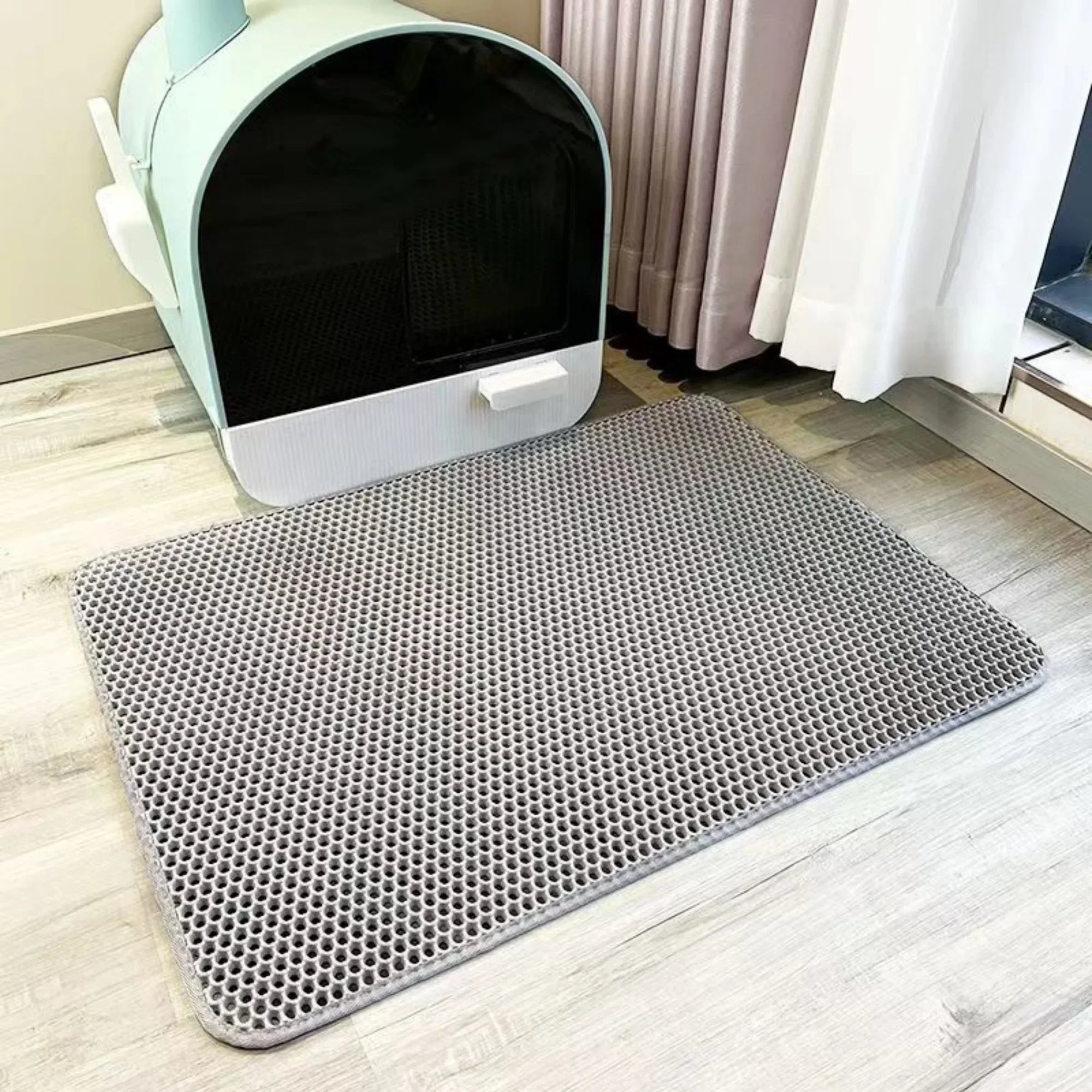 Extra Large Heavy Duty Waterproof Cat Litter Mat