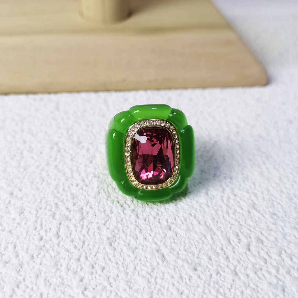 New Original Pillow Shaped Heart Series Necklace Earrings for Women Jewelry Set Party Accessories