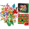 24 Days Flower Bouquet Building Blocks Christmas Advent Calendar