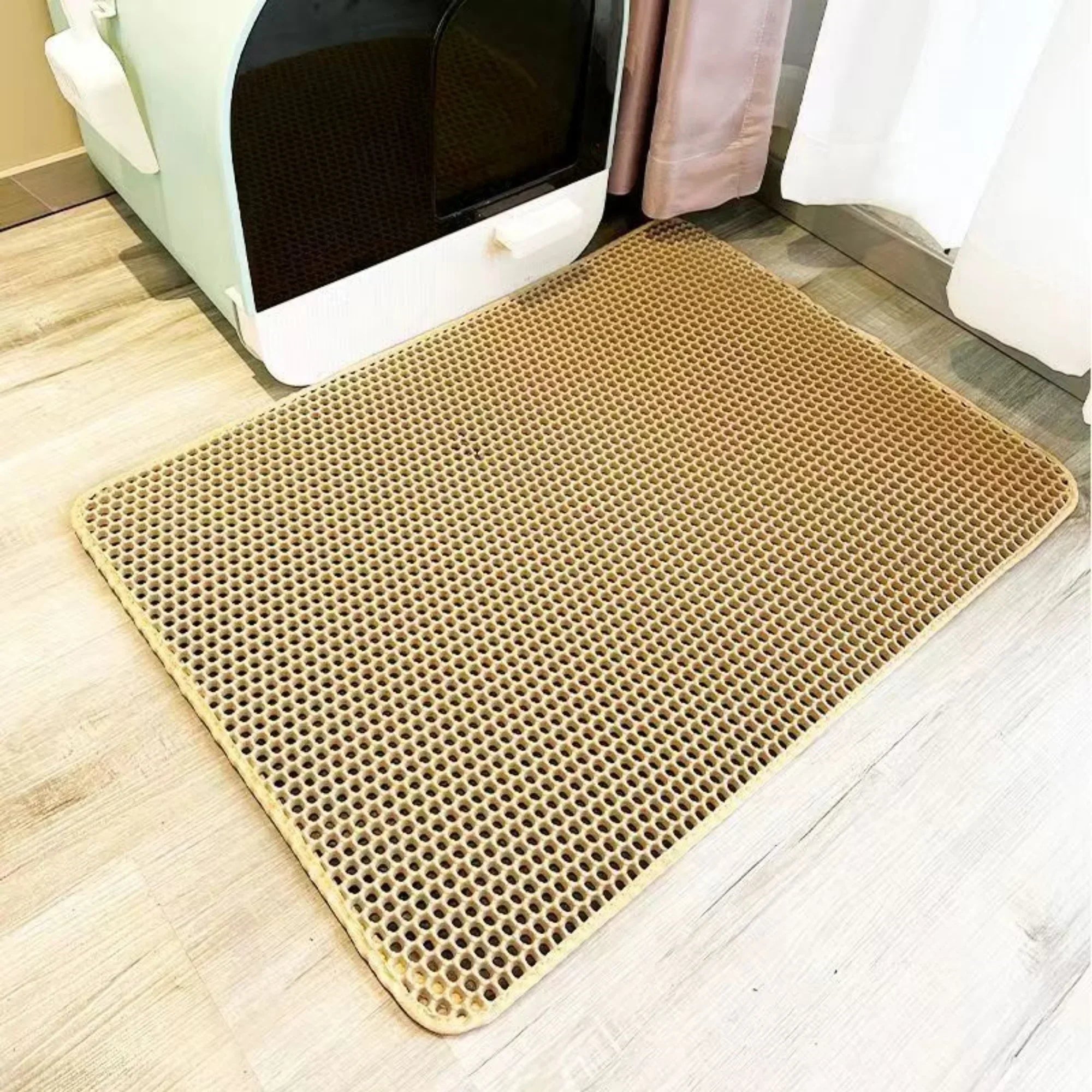 Extra Large Heavy Duty Waterproof Cat Litter Mat