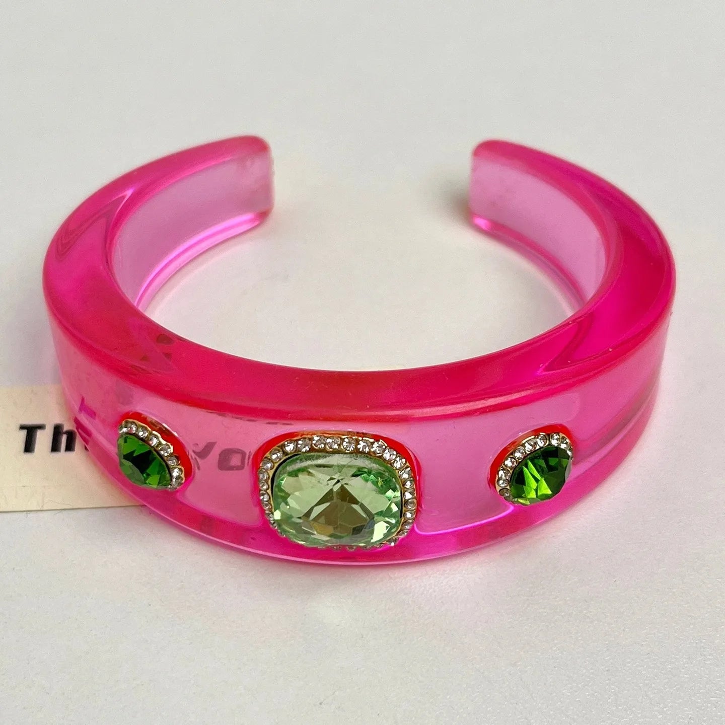 Fashion Rhinestone Wide Cuff Bracelet