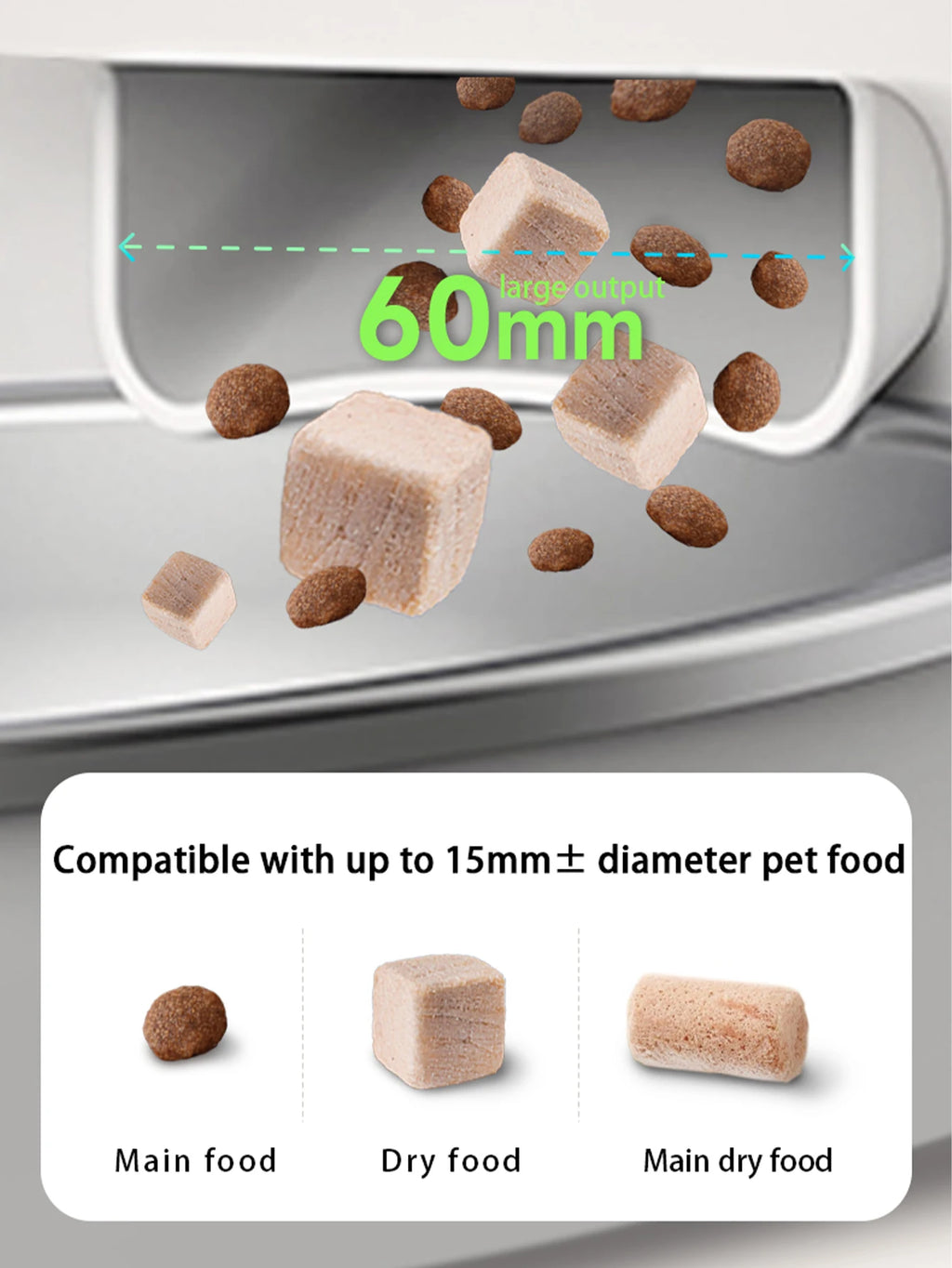 Automatic Cat Feeder Camera Pet Smart Cat Food Kibble Dispenser