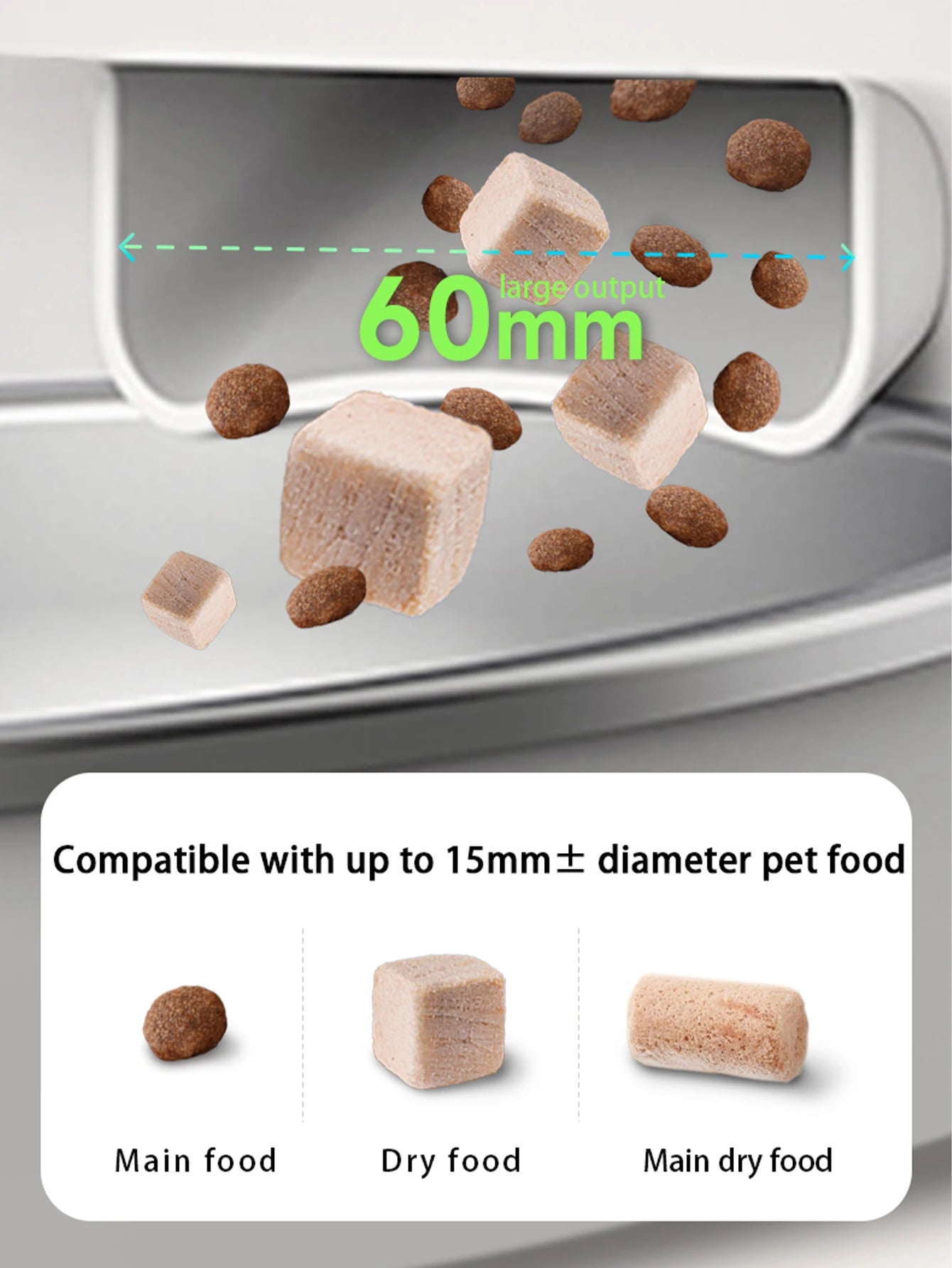 Automatic Cat Feeder Camera Pet Smart Cat Food Kibble Dispenser