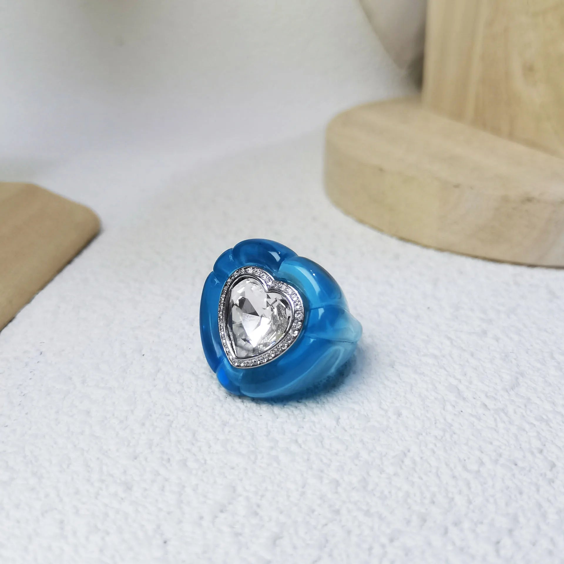 New Original Pillow Shaped Heart Series Necklace Earrings for Women Jewelry Set Party Accessories