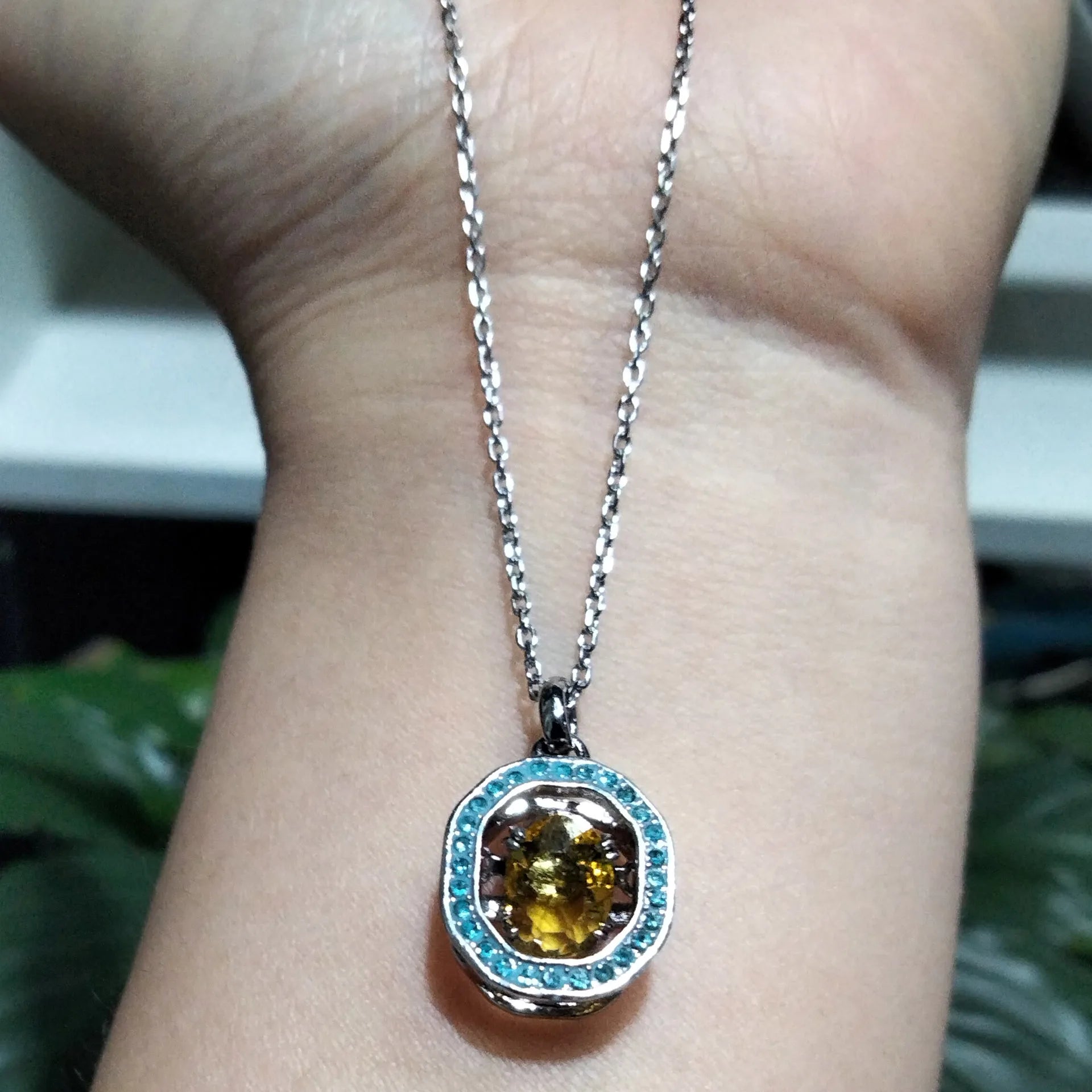 New Original Pillow Shaped Heart Series Necklace Earrings for Women Jewelry Set Party Accessories