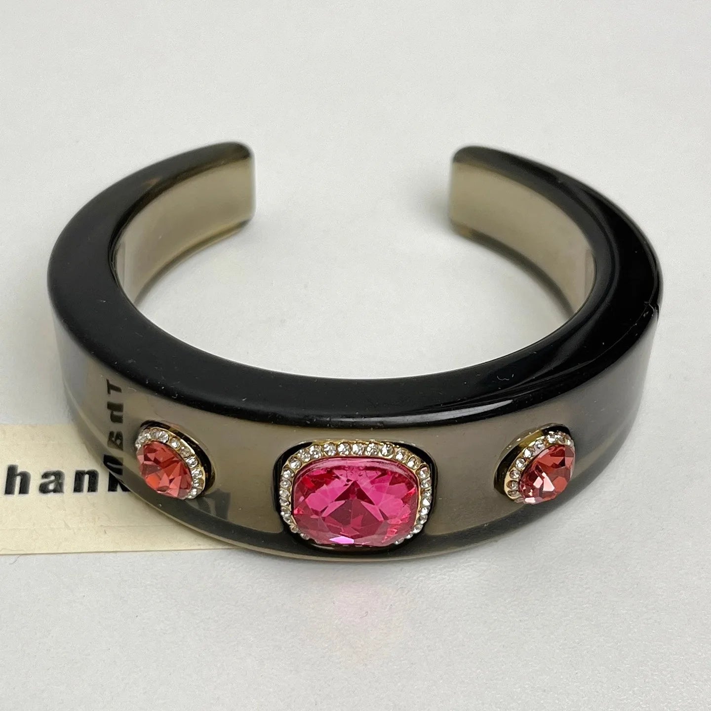 Fashion Rhinestone Wide Cuff Bracelet