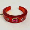 Fashion Rhinestone Wide Cuff Bracelet
