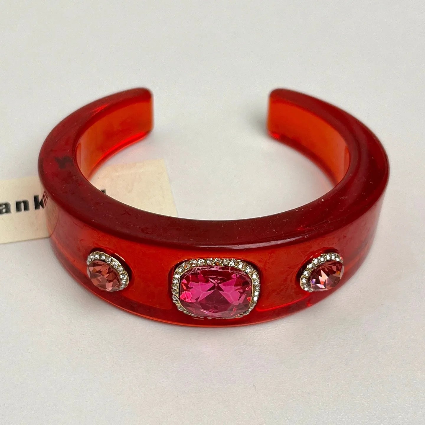 Fashion Rhinestone Wide Cuff Bracelet