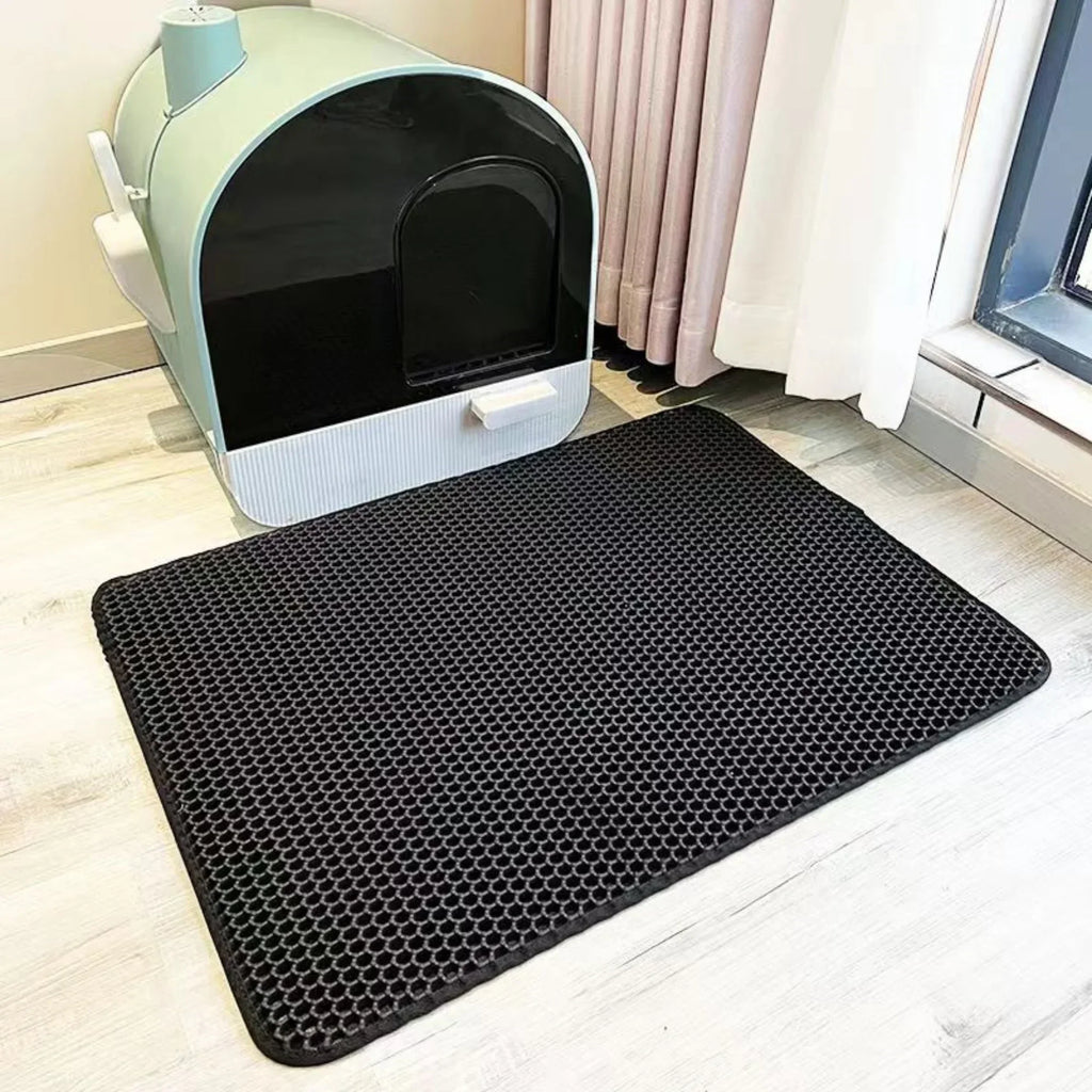Extra Large Heavy Duty Waterproof Cat Litter Mat