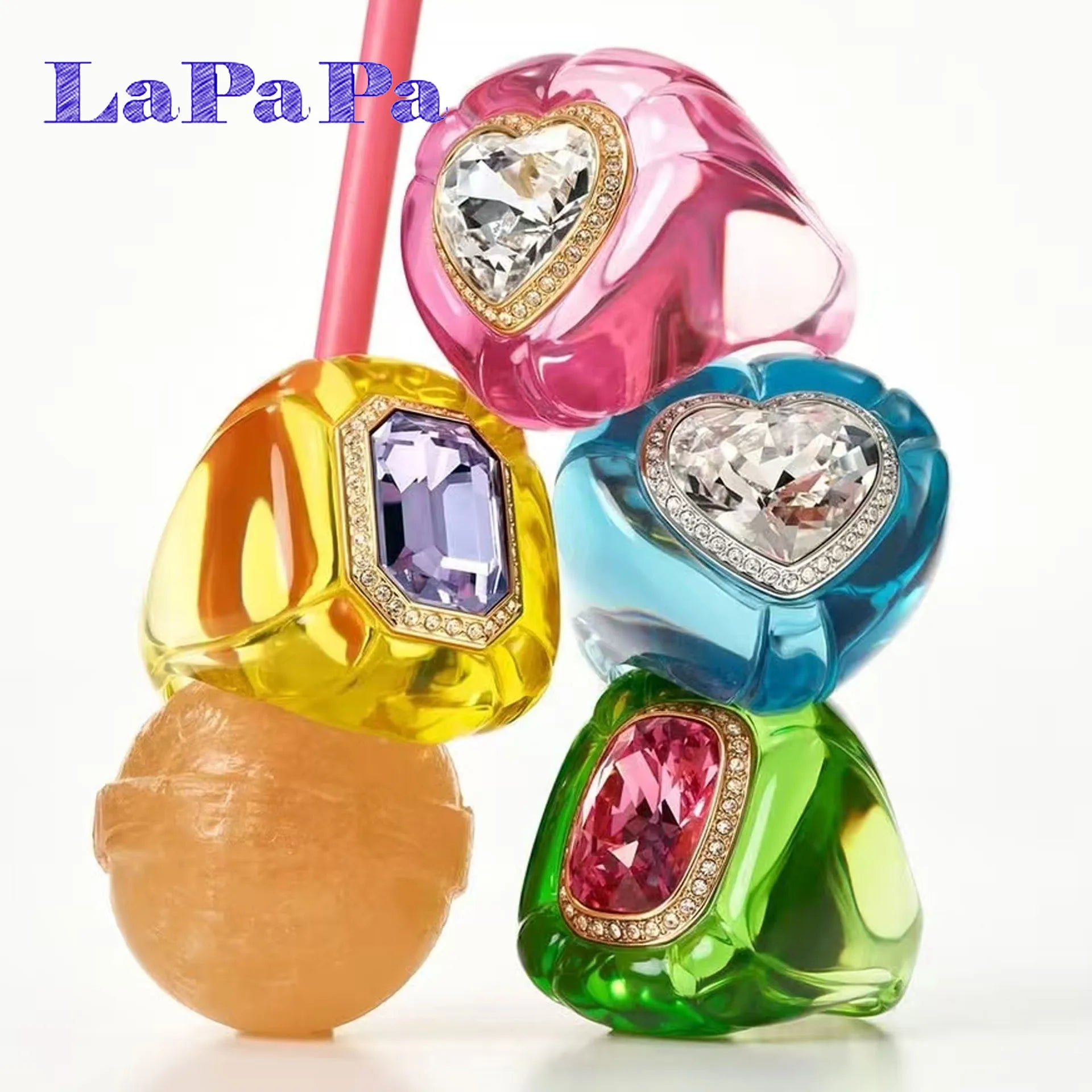 New Original Pillow Shaped Heart Series Necklace Earrings for Women Jewelry Set Party Accessories