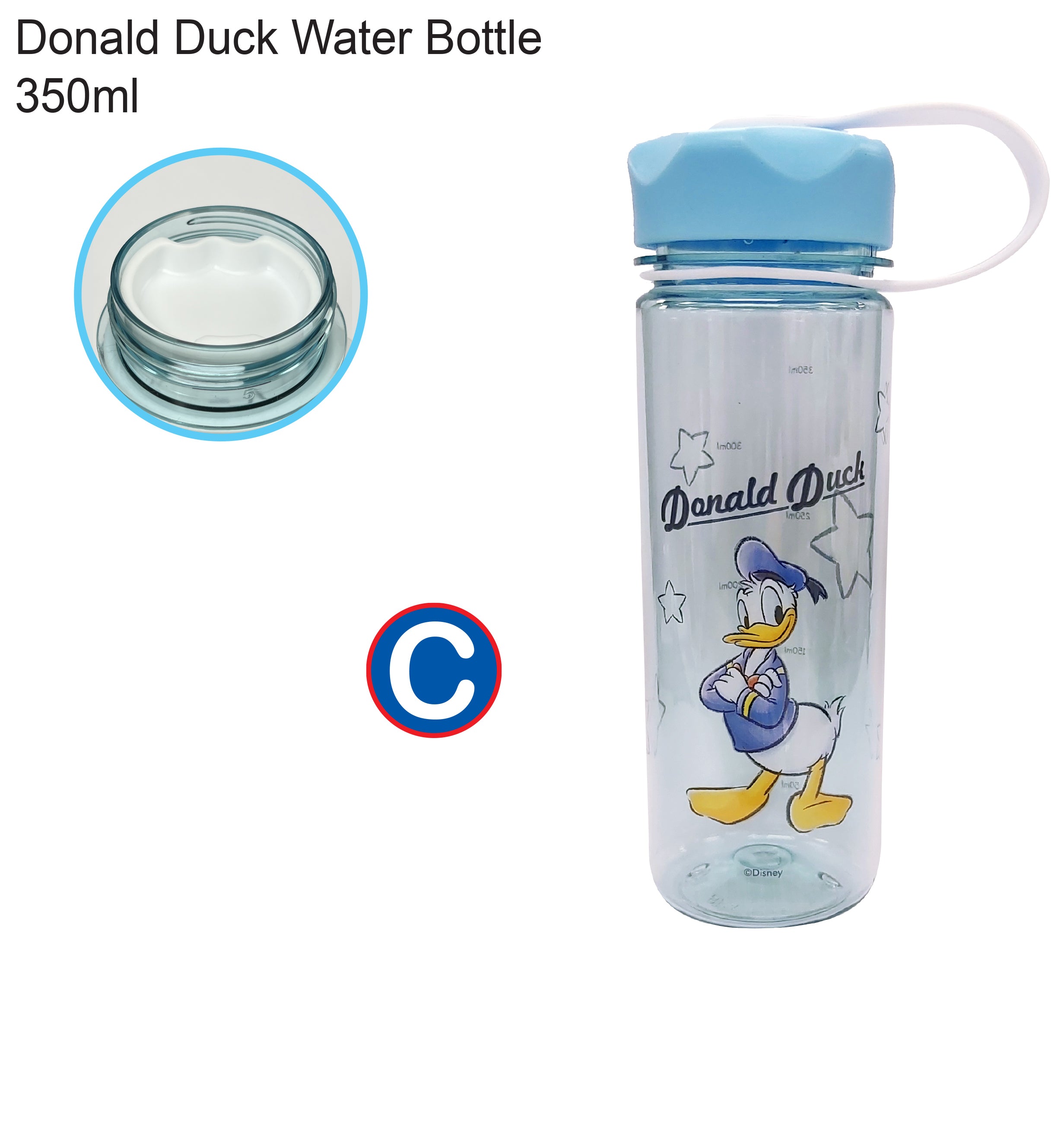 正版卡通人物便攜式扁水樽