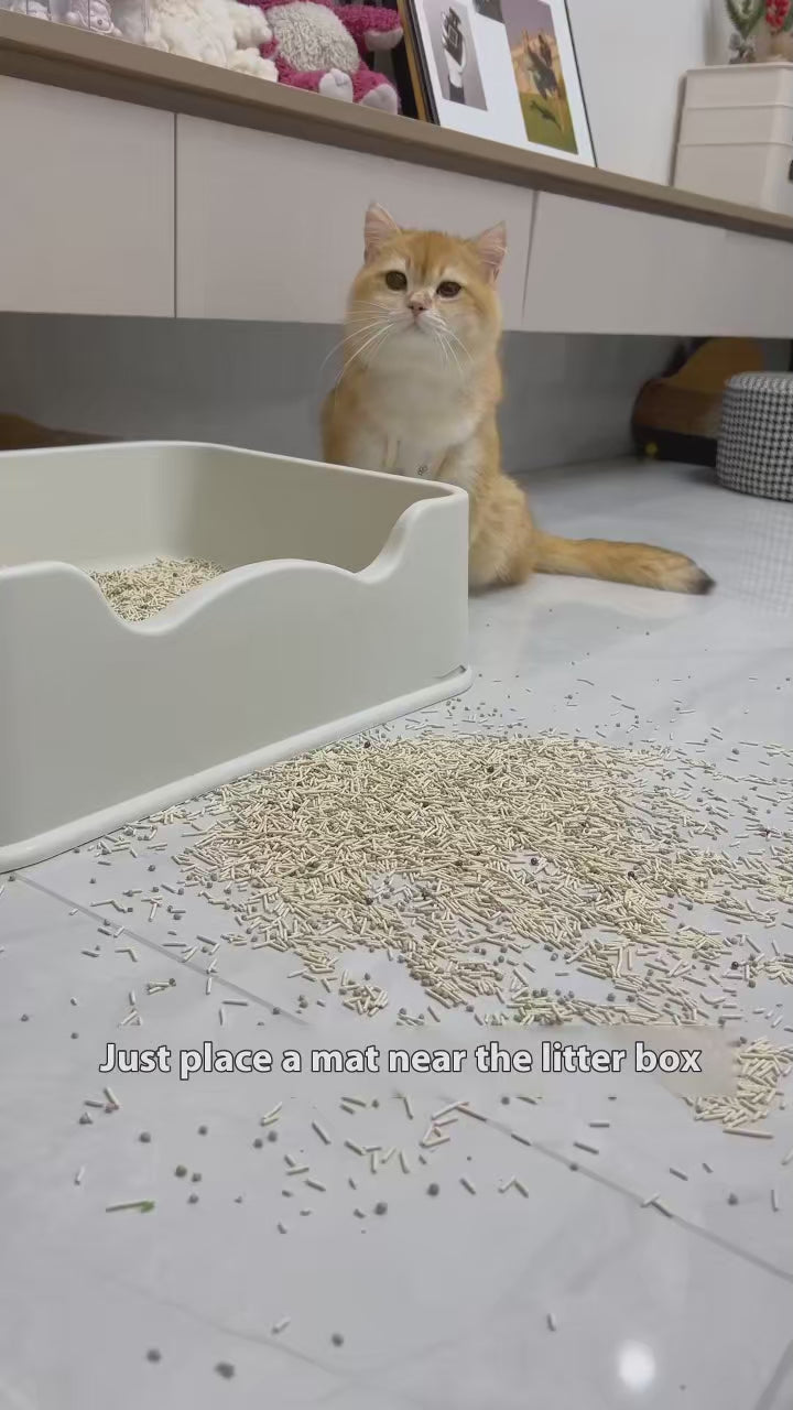 Extra Large Heavy Duty Waterproof Cat Litter Mat